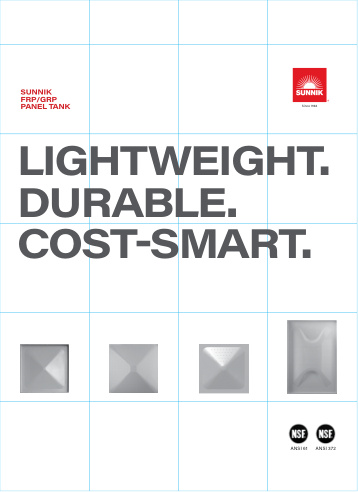 Cover of SUNNIK FRP/GRP panel tank catalogue